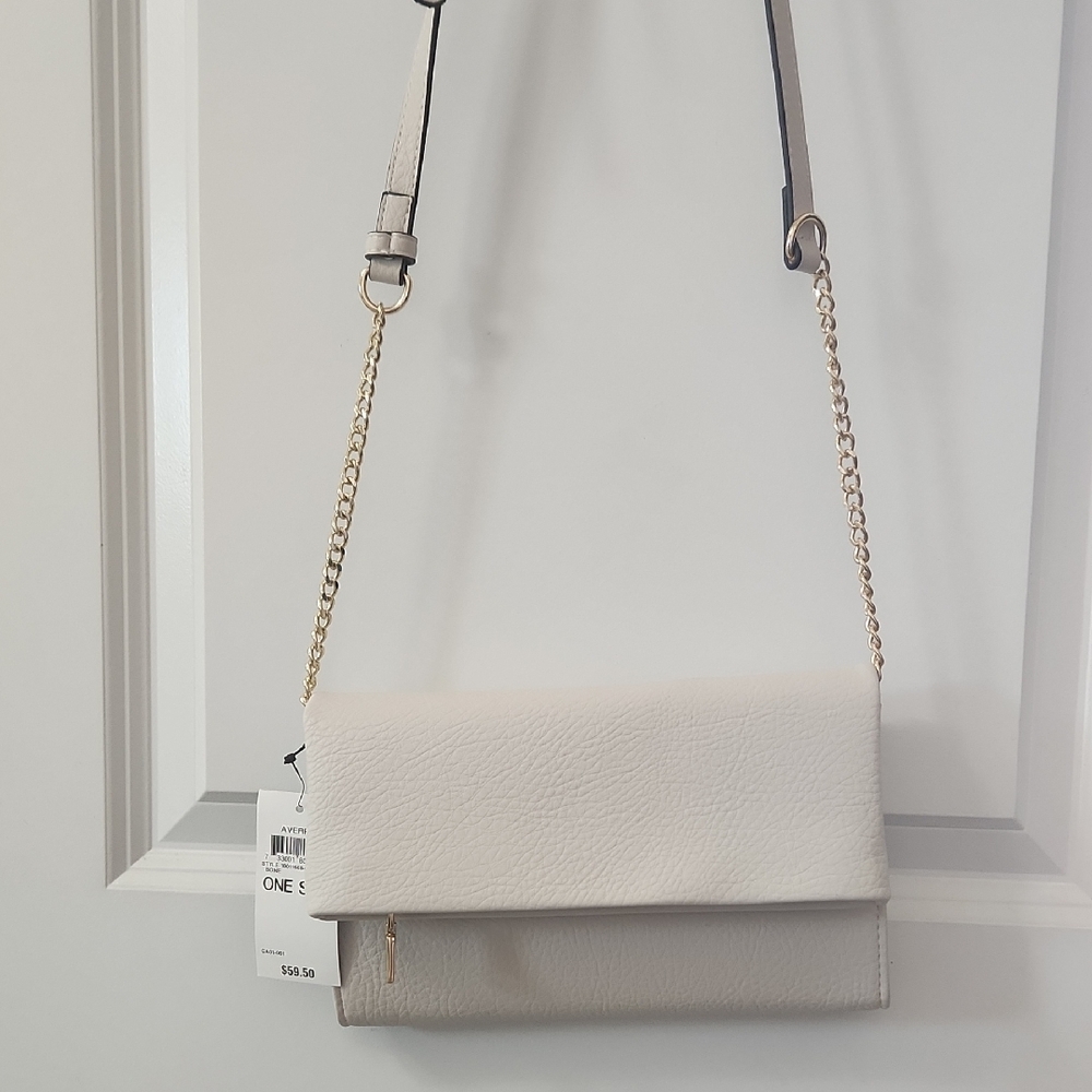 Elegant Cream Crossbody Bag